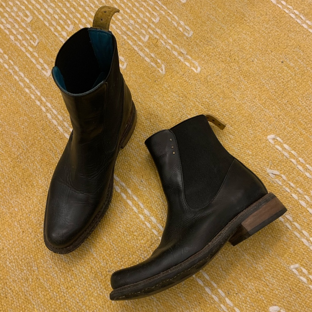 Italian leather boots